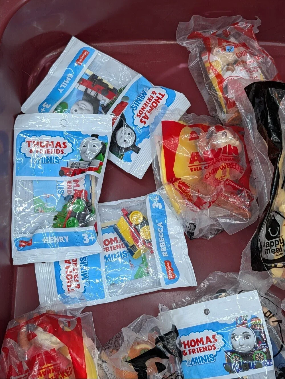 Lot of 12 Sealed Happy Meal & Thomas Minis Toys Bob the Builder Madagascar